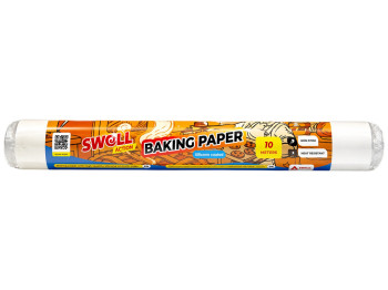 Пергамент для випікання силіконізований Swell Baking Paper, 28 см × 10 м