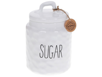 Банка для сахара Bianco, 1,5л, цвет - белый