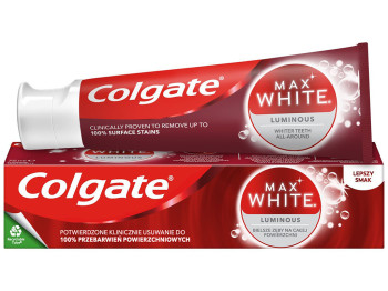 Зубная паста Colgate Max White Luminous, 75мл