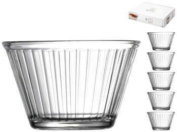 Набір піал для пудингу Pasabahce Puding, скло, 178 мл, колір прозорий (ціна за 6шт)