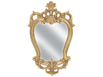 Зеркало в золотой раме в классическом стиле, 24,5х38х3см
