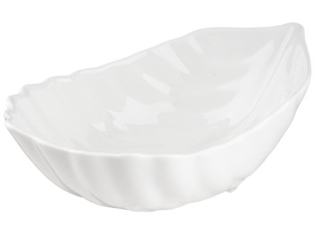 Салатник фарфоровый Stenson "Листик" 20,5х12х7см, 585мл