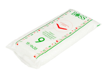 Кулек фасовочный 9 Boss зеленый (800г- 600шт) 18x35см