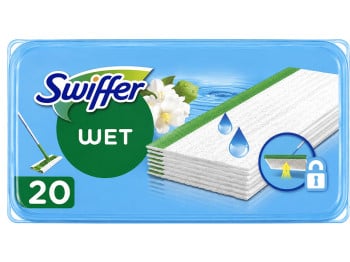 Змінні вологі серветки для швабри Swiffer Wet Citrus Fresh з ароматом лимону, 20 шт