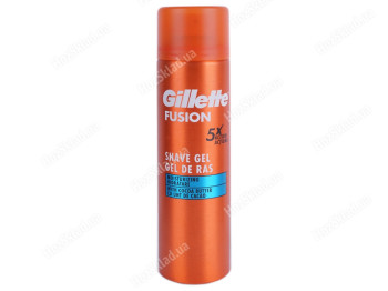 Гель для гоління Gillette Fusion зволожувальний, 200мл
