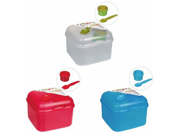 Ланчбокс Herevin Salad Box Mix Coloured, з приборами, 8699038031104