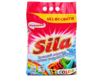 Стиральный порошок Sila Color, 3кг