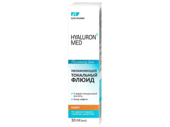 Тональний флюїд Elfa Pharm Hyaluron 5 Med honey 30мл