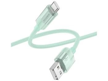 Кабель USB Borofone BU44 Sincero Type-C 3A 1,2м Колір Зелений
