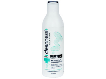 Мицелярный очищающий гель для умывания Cleanness+ для кожи лица, губ и глаз любого типа 240мл