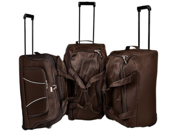 Сумка на колесах с расширителем, 20/22/26 (цена за набор 3шт)