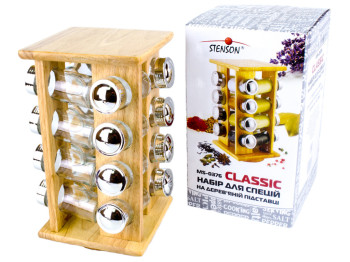 Спецовница "Classic" на деревянной подставке (цена за набор 16 предметов)
