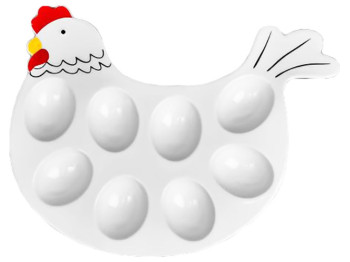 Блюдо для яиц, 26,5х20,5х2см