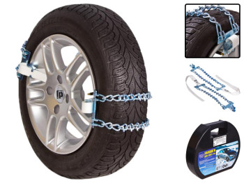 Цепи на колеса MODEL 3 размер NLE-14 в пластиковом боксе (цена за набор 4шт)