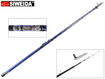 Вудка Siweida "Aston" карбон IM7, 7 кілець, 5-секційна 5м 5-25г