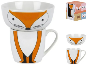 Набор посуды детской Limited Edition Happy fox (цена за упаковку 2 предмета) 45586