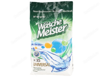 Пральний порошок безфосфатний Wasche Meister Universal 2,625кг