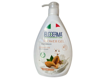 Гель для душа Eloderma Almond Milk, универсальный, аромат миндаль, 1000мл