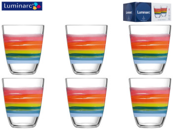 Набор стаканов Luminarc "Neo Color Pencil" высоких 310мл (цена за набор 6шт) 33951