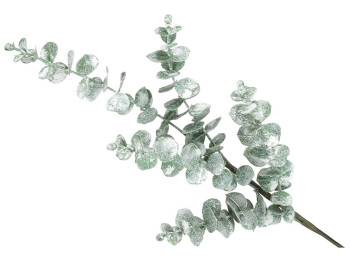 Декоративная ветка Эвкалипт 73см, цвет - светло-зелёный