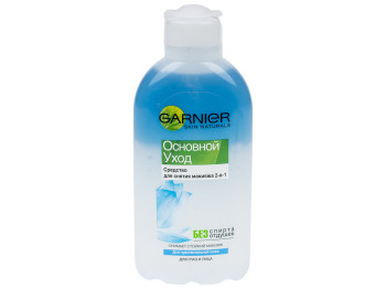 Засіб для зняття макіяжу Garnier Skin Naturals "Основний догляд" для чут. шкіри 2 в 1, 200мл
