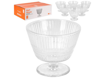 Креманка, скло, 340мл, 11×10см (ціна за набір 6шт)