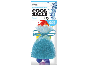 Ароматизатор на зеркало Tasotti Cool Balls Bags мешочек Ice Iqua