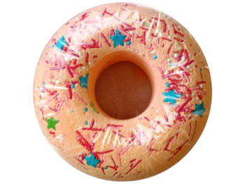 Бомба для ванни AquaShine Donat Cherry Amaretto, аромат вишня, амаретто, 145г