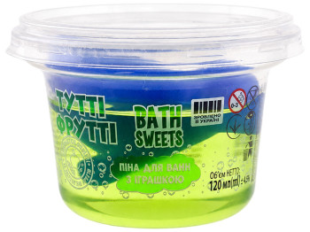 Пена для ванны Bath Sweets Тутти Фрутти, 120 мл