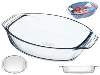 Форма Pyrex Irresistible, 39х27х7см, овальная, 4л, 2063287210010