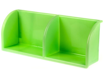 Полиця R plastic універсальна, 25x20x13,5см, салатова, 15007