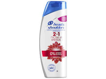 Шампунь и бальзам-ополаскиватель Head&Shoulders 2в1 Густые и крепкие против перхоти 400мл