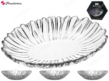 Набор тарелок Pasabahce Aurora овальных 15,7х9,8см (цена за набор 3шт)