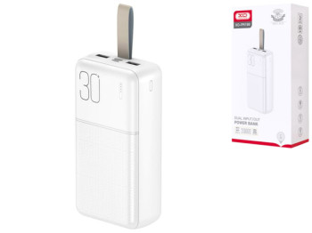 Power Bank XO PR199 Light Display 30000 mAh, Цвет Белый