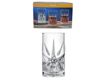 Набор стаканов высоких Голдстар, 330мл (цена за набор 6шт)