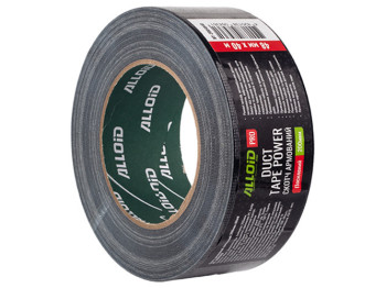 Скотч армований посилений Alloid Pro, 200мкм, чорний, 48мм х 40м (RT-2004840)