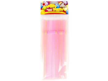 Соломка Люминисцентная стандарт Помічниця Happy party 25шт 21см