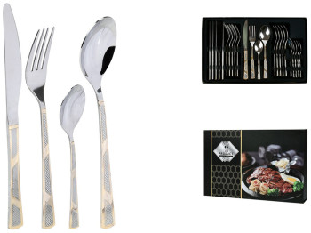 Набор столовых приборов Luxury (цена за набор 24 предмета)