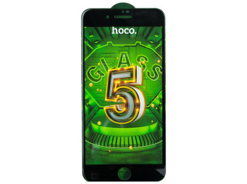 ПОШТУЧНО   Захисне скло Hoco G12 5D for Apple Iphone 7 Plus/8 Plus Колір Чорний