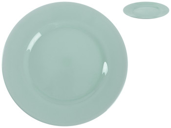 Тарілка десертна Luminarc Plumi Light Turquoise, 19см, 0883314014273