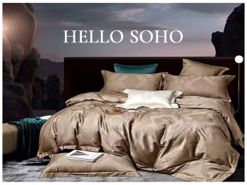 Комплект постільної білизни Soho Євро Boutique, 200x230см, Venzel Cream, 6900069939621