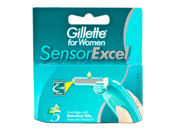 Картриджи сменные Gillette Sensor Excel для женского станка 5шт