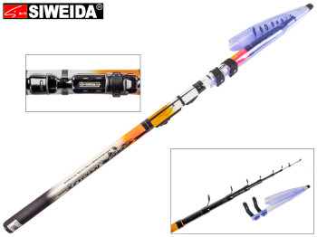 Вудка Siweida "Red Trout" карбон, 8 кілець, 8-секційна 3,6м 15г