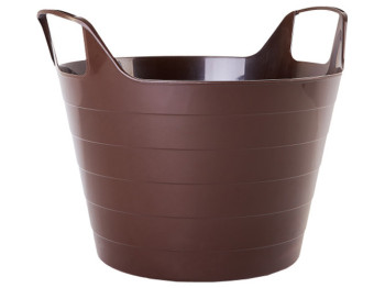 Корзина универсальная Уно, 29л, 50х44х38см (цвет темно - коричневый) 122090