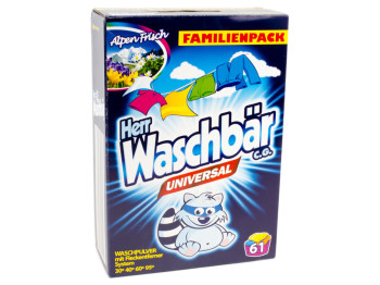 Пральний порошок безфосфатний Waschbar 5кг (Німеччина)