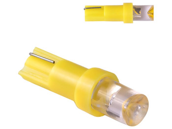 Лампа Pulso габаритная, LED T5, 1SMD-3030, 12v, 0,5w, 3lm, желтая