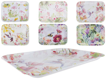 Поднос металлический прямоугольный 45х34х2,7см