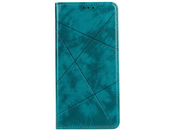 Чехол-книжка Business Leather для Samsung Galaxy A03 Цвет Зелёный