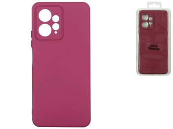 Чехол Silicone Cover Full Camera (A) для Xiaomi Redmi Note 12 4G, цвет 42.Maroon
