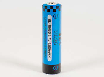 Аккумулятор BAILONG Li-ion синий, 3,7V, 4200 mAH тип 18650